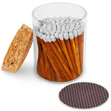 2" Matches in Cork Top Jar - Thankful Greetings