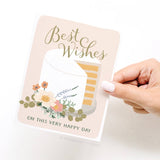 Onderkast Studio - Best Wishes Cake Greeting Card Onderkast Studio