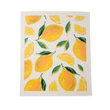 Driftless Studios - Patterned Lemon Swedish Dishcloth - Swedish Dishcloths Driftless Studios