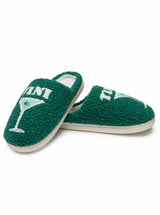 Living Royal - Indoor / Outdoor Slippers - Martini "Tini Time" - Green Living Royal