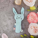 Summerville organic - Organic Soft Rattle Rabbit Ice Blue Summerville organic
