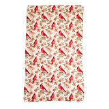 Driftless Studios - Red Cardinal Pattern Waffle Hand Towel With Hanging Loop Driftless Studios