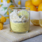 Jarful House - Dessert Candle Lemoncello 9oz | Lemon Bergamot Mint Honey Jarful House