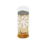 Thankful Greetings - 2” Matches BoHo Cottage - Snowflake and Mini Cloche Thankful Greetings