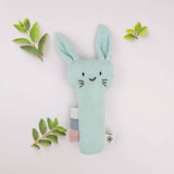 Summerville organic - Organic Soft Rattle Rabbit Ice Blue Summerville organic