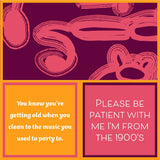 Drinks on Me - NAPKIN 1900's | Funny Party Gift | Cocktail Napkin Drinks on Me