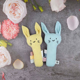 Summerville organic - Organic Soft Rattle Rabbit Ice Blue Summerville organic