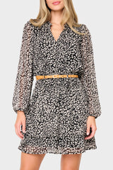 Gibsonlook - Long Sleeve Isla Smocked Day Dress Gibsonlook