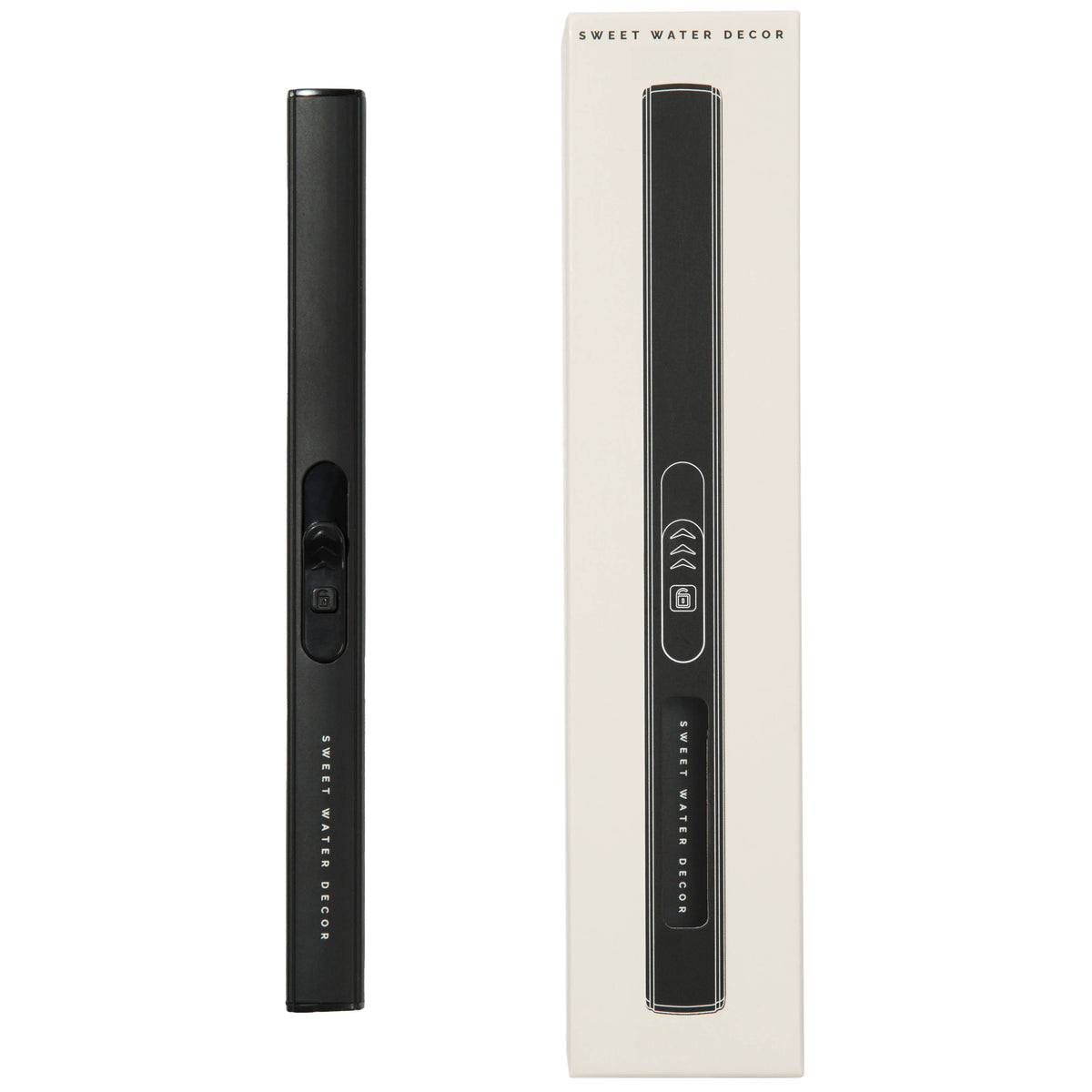 Sweet Water Decor - Black Rechargeable Electric Lighter - Home Decor & Gifts Sweet Water Decor