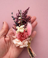 Mini Dried Flower Bouquet in Mini Pot
