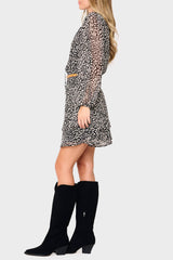 Gibsonlook - Long Sleeve Isla Smocked Day Dress Gibsonlook