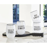 Wine Glass Tears of my Pickleball Opponents Santa Barbara Design Studio by Creative Brands