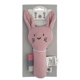 Summerville organic - Organic Soft Rattle Rabbit Pale Mauve Summerville organic