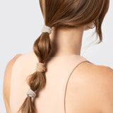 KITSCH - Recycled Nylon Glitter Medium Elastics 12pc- Neutral KITSCH