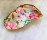 Del Mar Designs DC - Pink Floral Oyster Shell Jewelry Dish Del Mar Designs DC