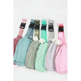 Natural Color Crossbody Belt Bag: MIX COLOR / ONE Love and Repeat