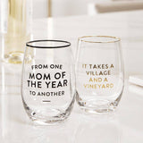 - Wine Glass - It Takes a Village Santa Barbara Design Studio by Creative Brands