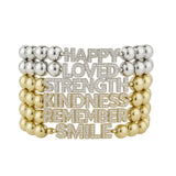 Love, Lisa - Penny Collection of Saying Bracelets Love, Lisa