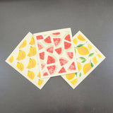 Driftless Studios - Patterned Lemon Swedish Dishcloth - Swedish Dishcloths Driftless Studios