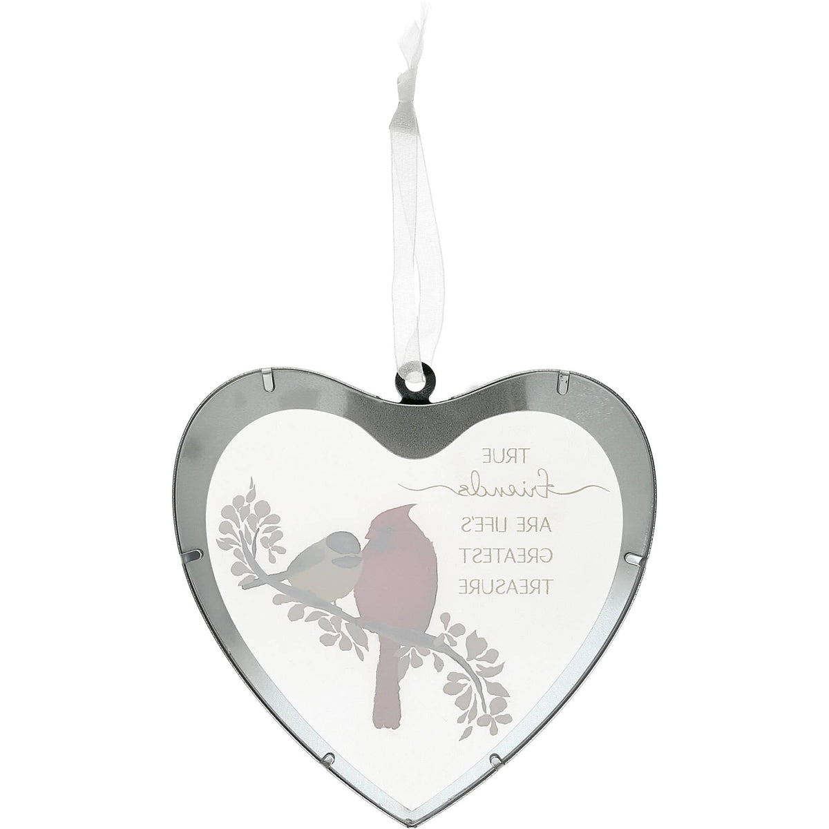 Greatest Treasure - 4.75" Mirrored Glass Ornament Pavilion