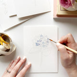 emily lex studio - Garden flowers paintable notecards emily lex studio