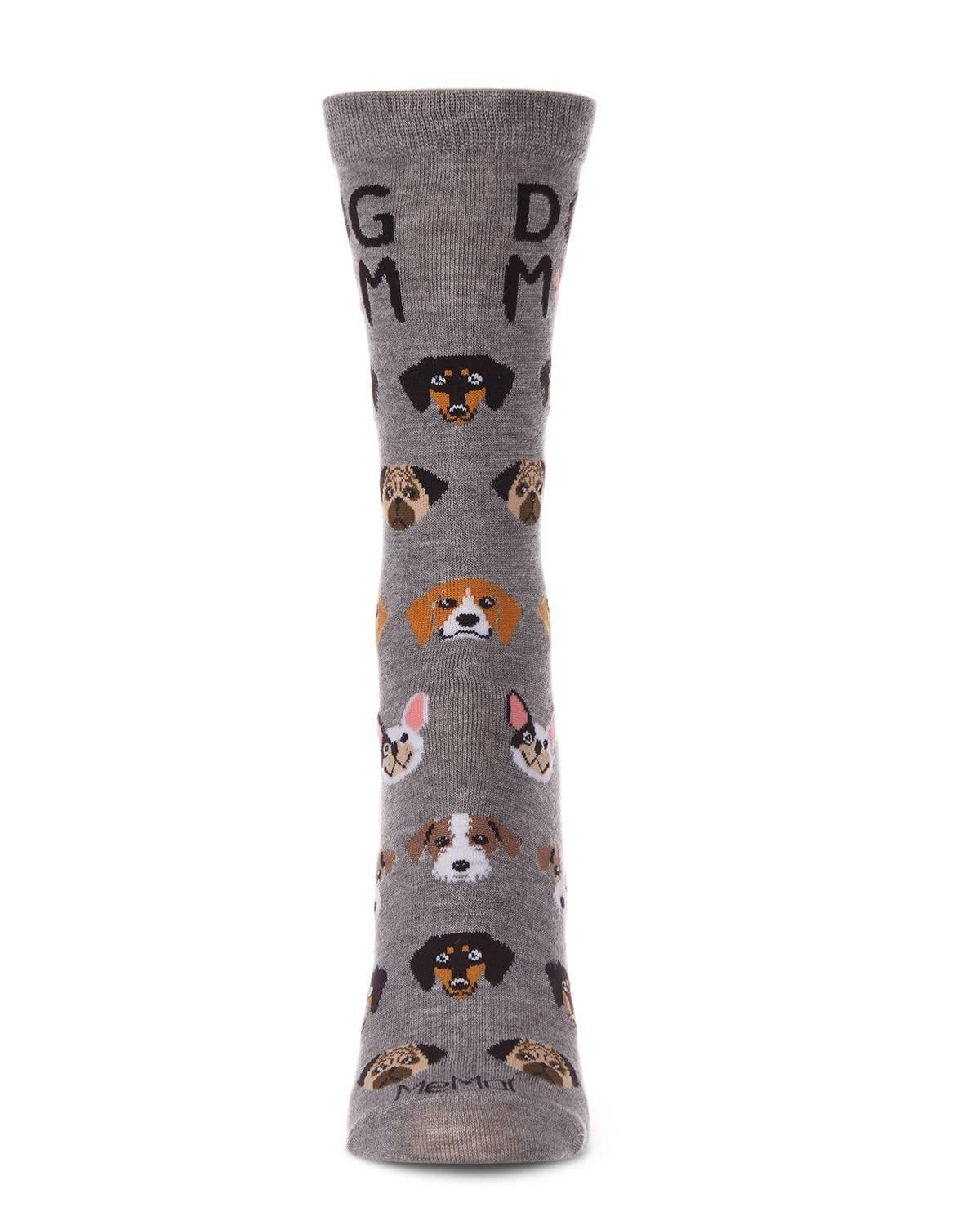 Women's Dog Mom Bamboo Crew Socks Infinity Classics International Inc.