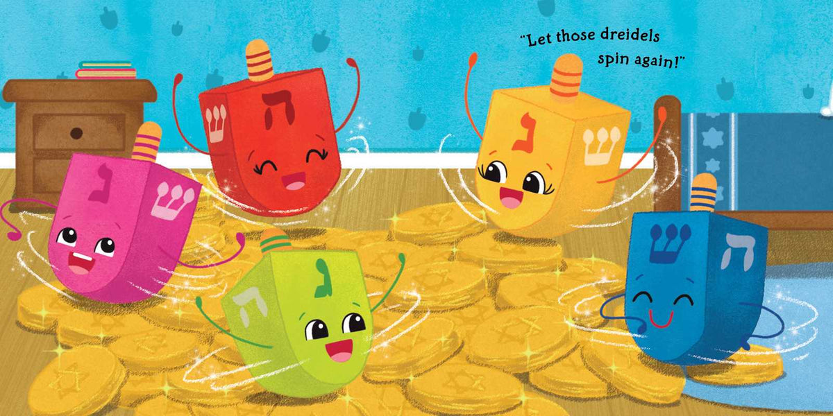 Simon & Schuster - Five Little Dreidels by Jeffrey Burton Simon & Schuster