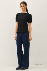 Women's Cotton Puff Sleeve T-Shirt