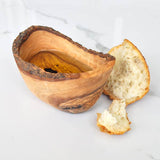 Naturally Med Inc. - Olive Wood Dipping Bowl - Rustic - 4.5” x 2.5” Naturally Med Inc.
