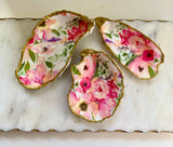 Del Mar Designs DC - Pink Floral Oyster Shell Jewelry Dish Del Mar Designs DC