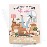 Onderkast Studio - Welcome to Your New Home Boxes Greeting Card Onderkast Studio