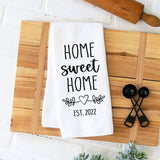 Home Sweet Home Towel, Tea Towel, Simple Kitchen Decor