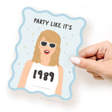 Onderkast Studio - Wavy Die Cut TS 1989 Notecard Onderkast Studio