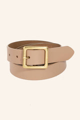 Anarchy Street - Leather Square Buckle Belt Anarchy Street