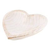 Paulownia Heart Bowl - White Santa Barbara Design Studio by Creative Brands