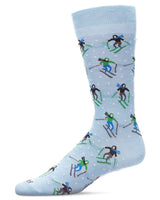 Classics International Inc. - Skiers Bamboo Blend Men's Crew Sock: 10 13 / Navy Blazer Infinity Classics International Inc.