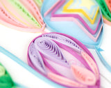 Quilling Card - Colorful Balloon Bunch Quilling Card