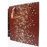 Gold Foil Stars Solid Color Large Size Gift Bag: MIX COLOR / ONE Love and Repeat