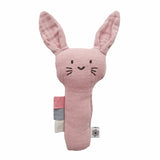 Summerville organic - Organic Soft Rattle Rabbit Pale Mauve Summerville organic