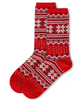 Infinity Classics International Inc. - Women's Fair Isle Frost Wintry Cashmere Blend Crew Sock Infinity Classics International Inc.