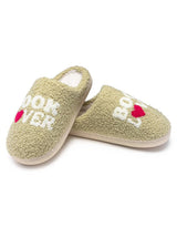 Book Lover Slippers | Sage Green | Indoor & Outdoor