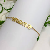 Mama Chain Sliding Bracelet | 18K Gold