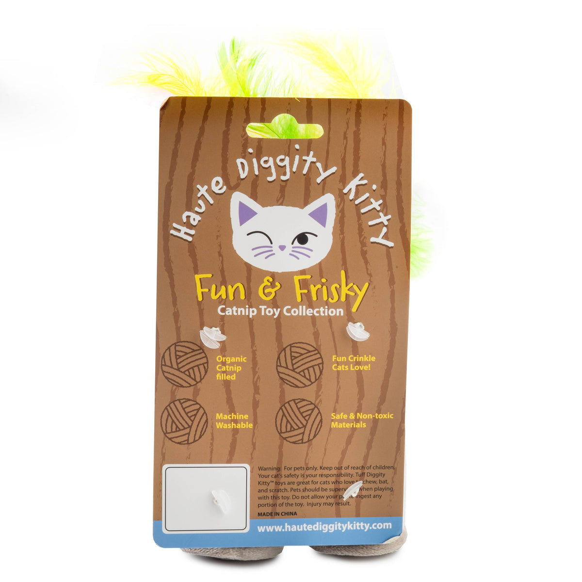 Haute Diggity Dog - White Paw (Mango & Lime) Organic Catnip Toys Haute Diggity Dog