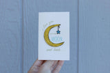 Moon and Back (Mini Quilled Card): Mini