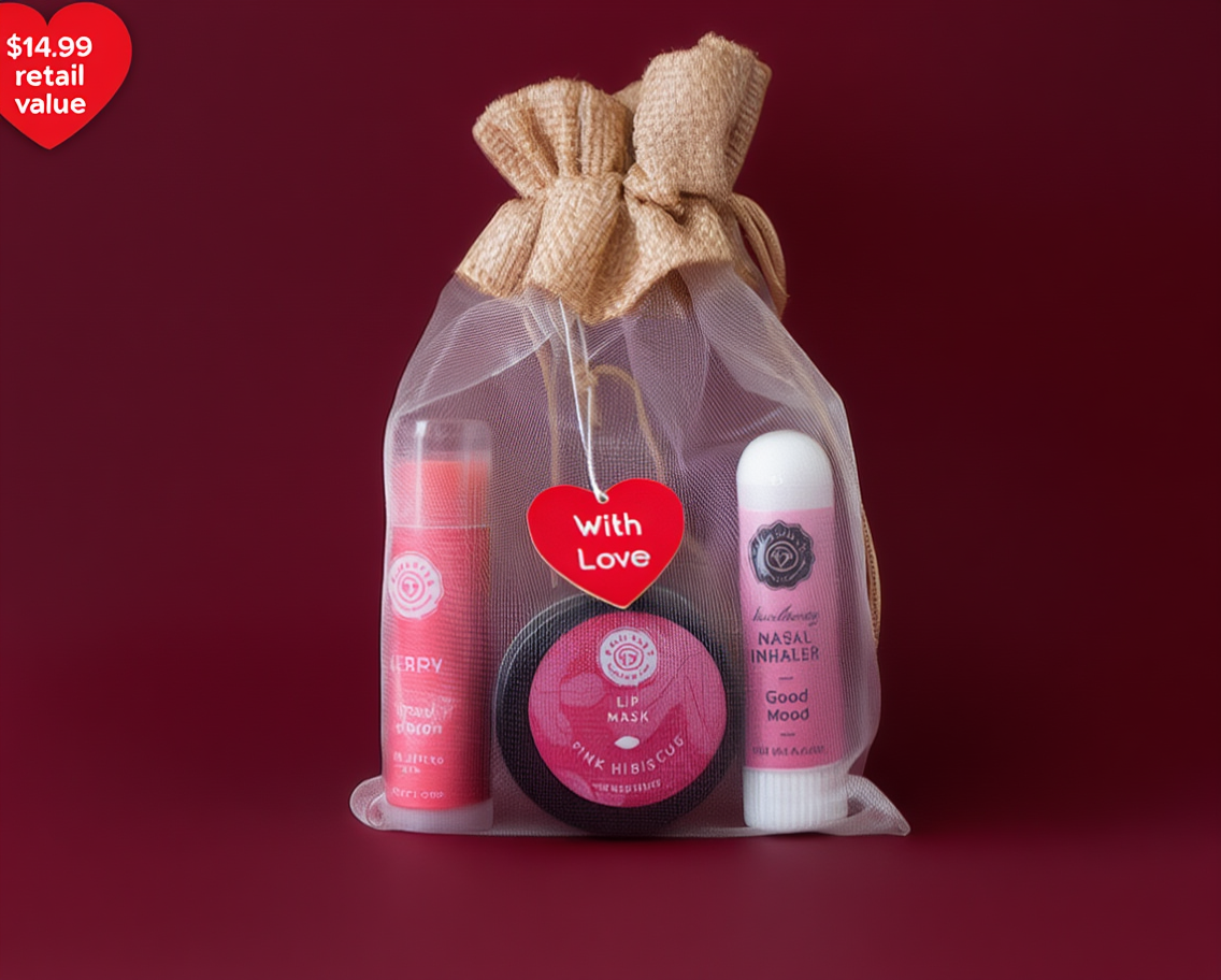Beauty & Mini Canvas Bag gift set