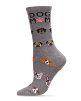 Women's Dog Mom Bamboo Crew Socks Infinity Classics International Inc.