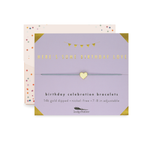 Lucky Feather - Birthday Bracelet + Envelope - 'Here's Some Birthday Love!'