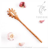 Handcrafted Olivewood - Olive Wood Spaghetti Spoon, Handmade Handcrafted Olivewood