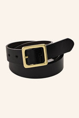 Anarchy Street - Leather Square Buckle Belt Anarchy Street