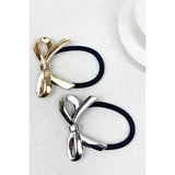 Large Metal Bow Ponytail Holder Love and Repeat
